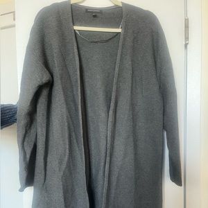 Banana Republic Long Greg ribbed open front sweater, Medium